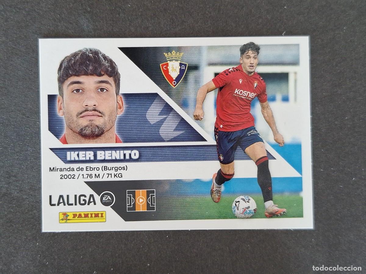 Cromos de f&uacute;tbol: L1 IKER BENITO C. A. OASUNA LIGA ESTE 2026 2027 26 27 NUNCA PEGADO SIN PEGAR