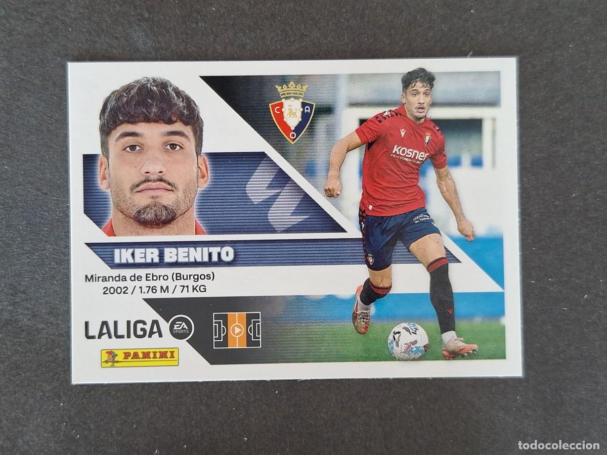 Cromos de f&uacute;tbol: L1 IKER BENITO C. A. OASUNA LIGA ESTE 2026 2027 26 27 NUNCA PEGADO SIN PEGAR