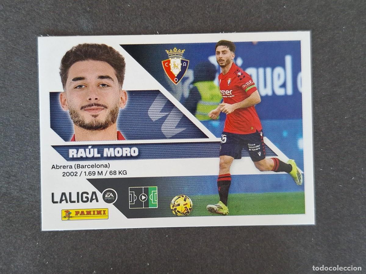 Cromos de f&uacute;tbol: L1 RAUL MORO C. A. OASUNA LIGA ESTE 2026 2027 26 27 NUNCA PEGADO SIN PEGAR