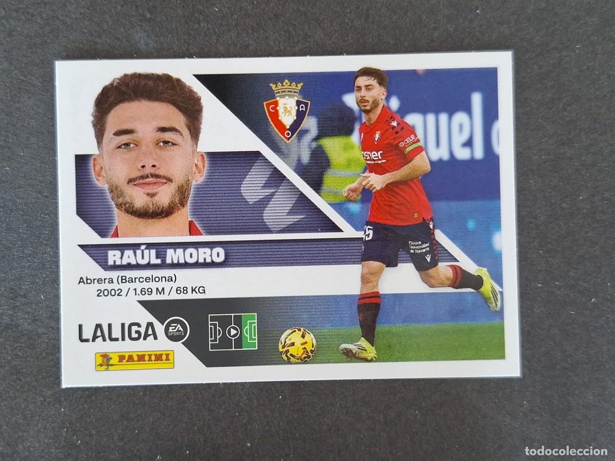 Cromos de f&uacute;tbol: L1 RAUL MORO C. A. OASUNA LIGA ESTE 2026 2027 26 27 NUNCA PEGADO SIN PEGAR