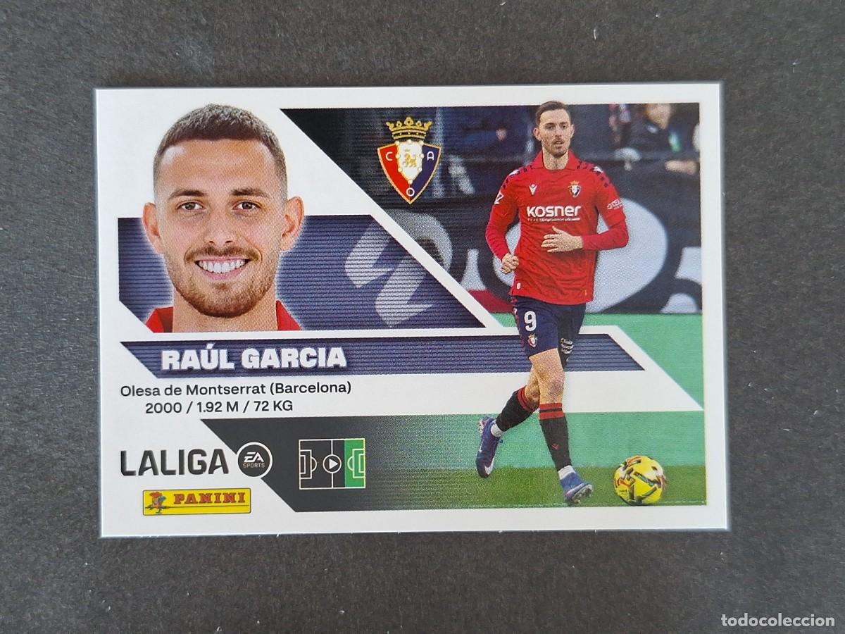 Cromos de f&uacute;tbol: L1 RAUL GARCIA C. A. OASUNA LIGA ESTE 2026 2027 26 27 NUNCA PEGADO SIN PEGAR