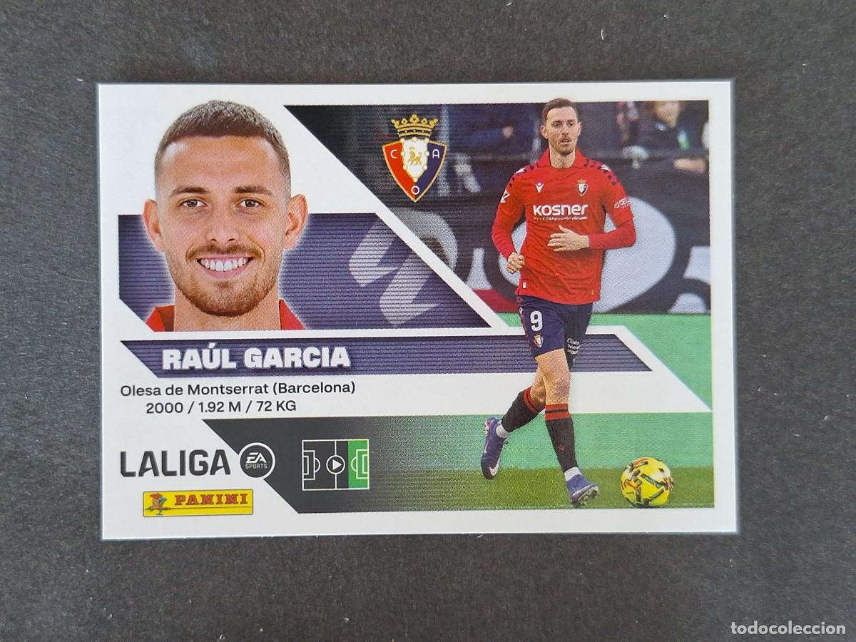Cromos de f&uacute;tbol: L1 RAUL GARCIA C. A. OASUNA LIGA ESTE 2026 2027 26 27 NUNCA PEGADO SIN PEGAR