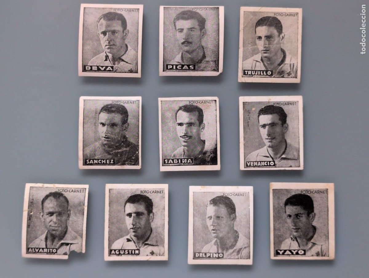 Cromos de Futebol: DIFICI LOTE CASI COMPLETO 10 CROMOS CELTA VIGO LIGA 1942 1943 42/43 LIBRETA DEPORTIVA FUTBOL GALICIA
