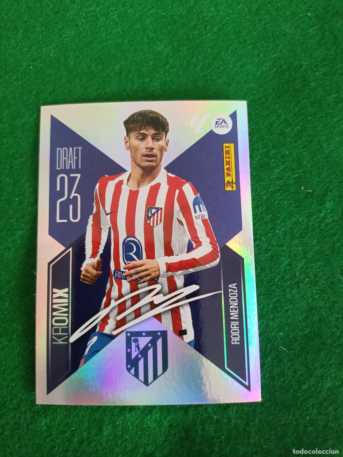 Cromos de f&uacute;tbol: LIGA ESTE 2026 2027 ATL&Eacute;TICO DE MADRID N&ordm; K21 KROMIX RODRI MENDOZA