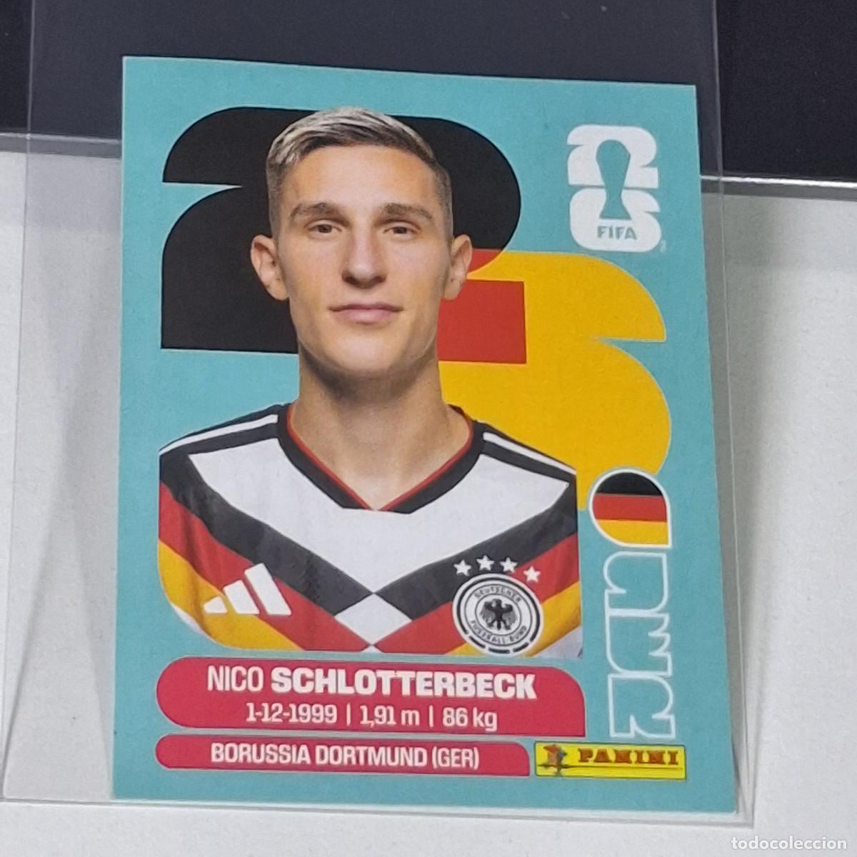 Cromos de f&uacute;tbol: B60 GER5 NICO SCHLOTTERBECK 5 ALEMANIA GERMANY GER MUNDIAL FIFA WORLD CUP 2026 STICKER PANINI