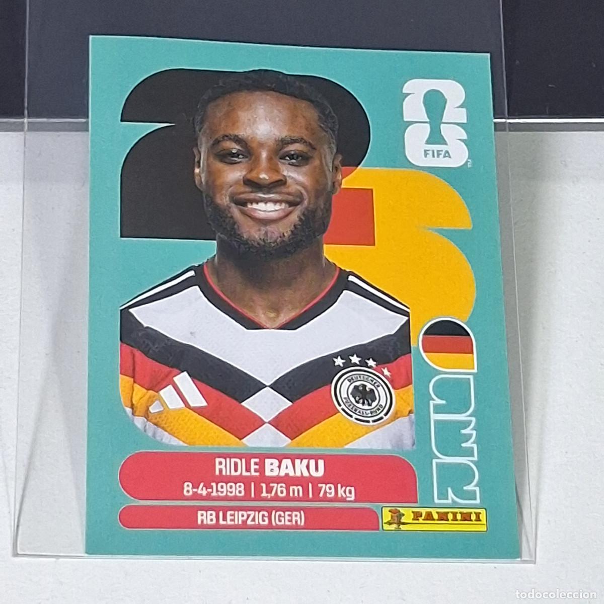 Cromos de f&uacute;tbol: B60 GER 8 GER8 RIDLE BAKU ALEMANIA GERMANY MUNDIAL FIFA WORLD CUP 2026 STICKER PANINI