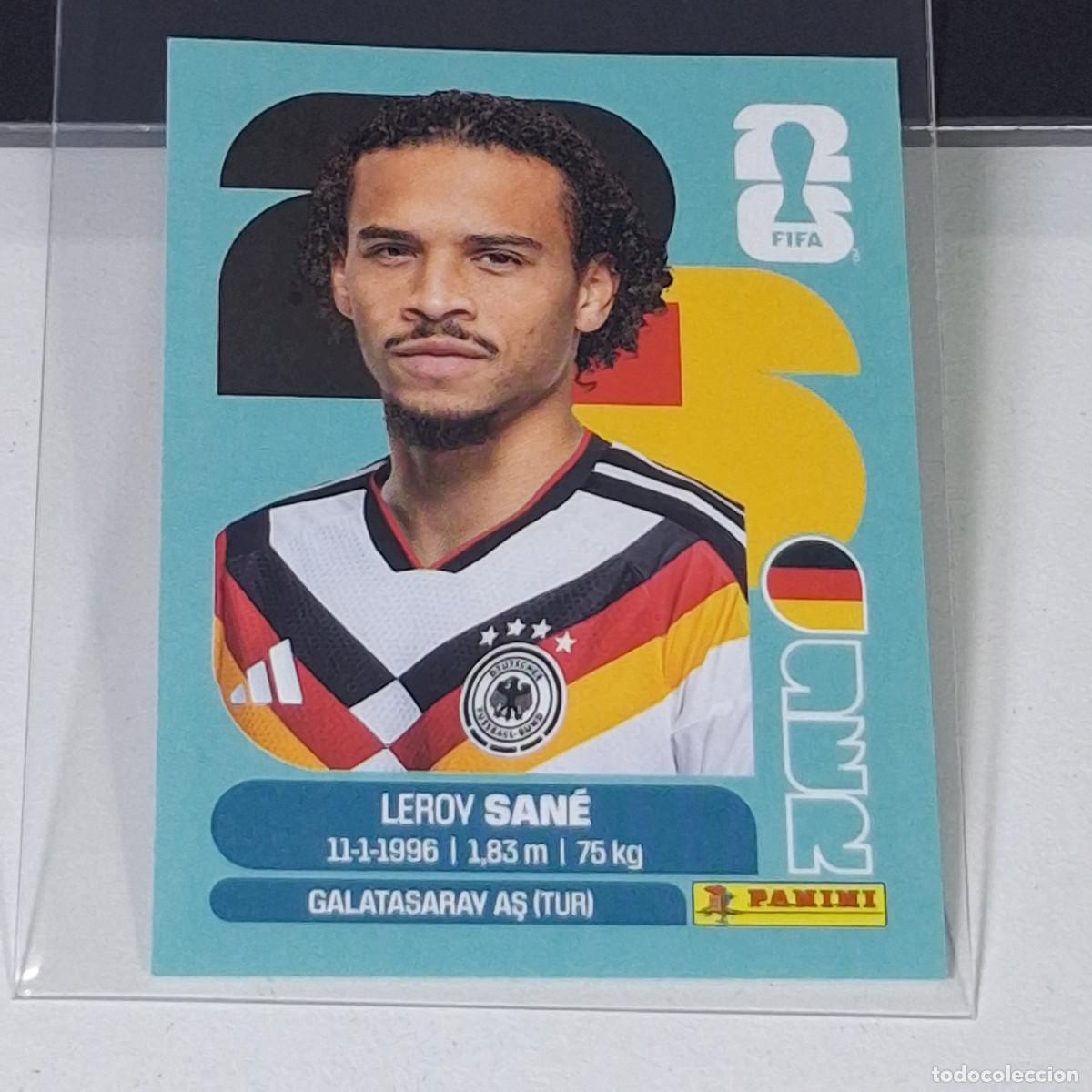 Cromos de Futebol: B60 GER18 LEROY SAN&Eacute; 18 GER ALEMANIA GERMANY GER MUNDIAL FIFA WORLD CUP 2026 STICKER PANINI