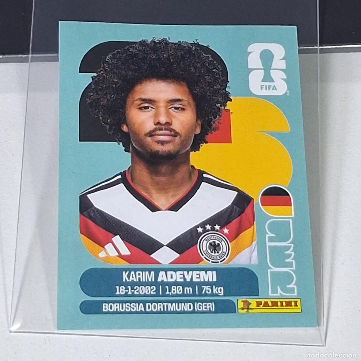 Cromos de Futebol: B60 GER19 KARIM ADEYEMI 19 ALEMANIA GERMANY GER MUNDIAL FIFA WORLD CUP 2026 STICKER PANINI PANINI