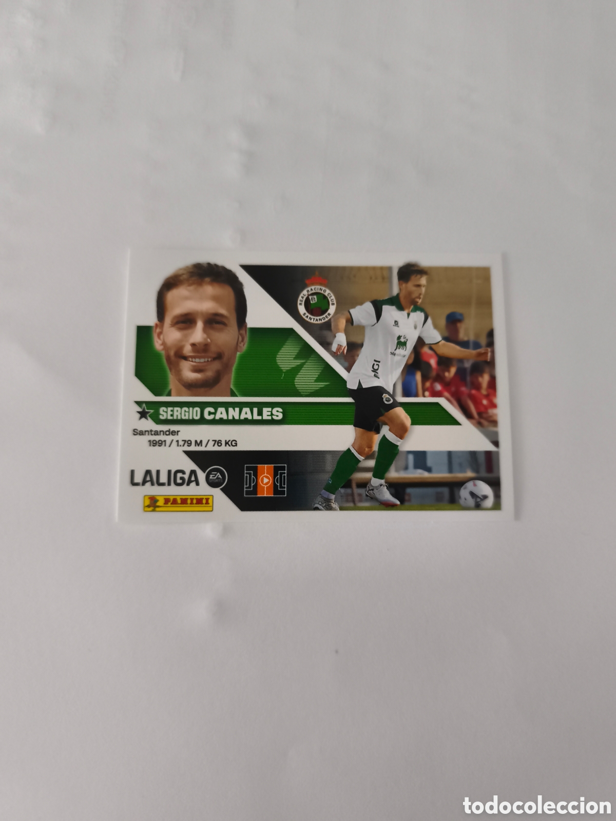 Cromos de Futebol: CROMO N&Uacute;MERO 1 CANALES RACING SANTANDER &Uacute;LTIMO FICHAJE. LIGA ESTE 26/27. PANINI. SEGUNDA EDICI&Oacute;N.