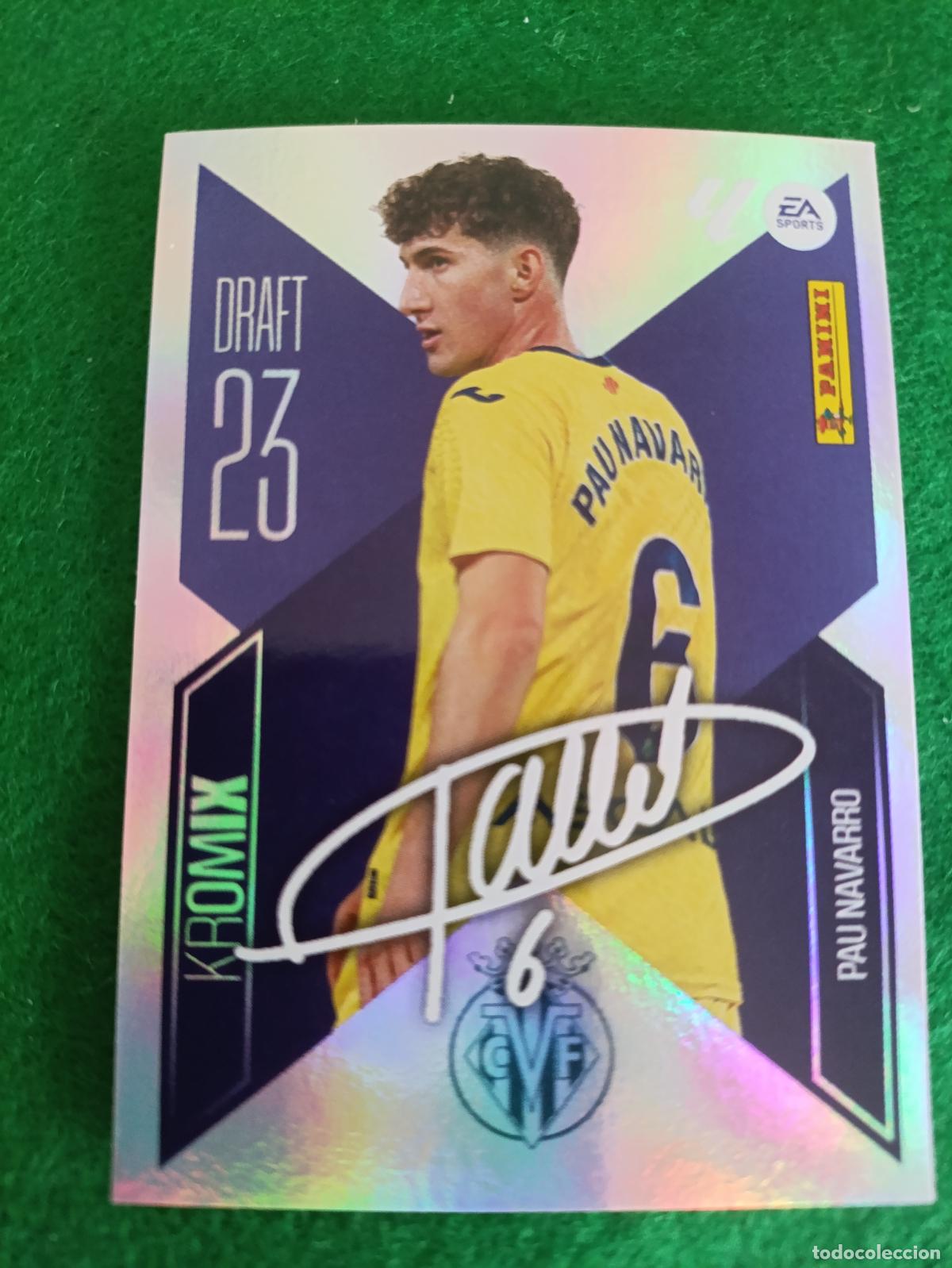 Cromos de Futebol: LIGA ESTE 2026 2027 VILLARREAL CF N&ordm; K18 KROMIX PAU NAVARRO