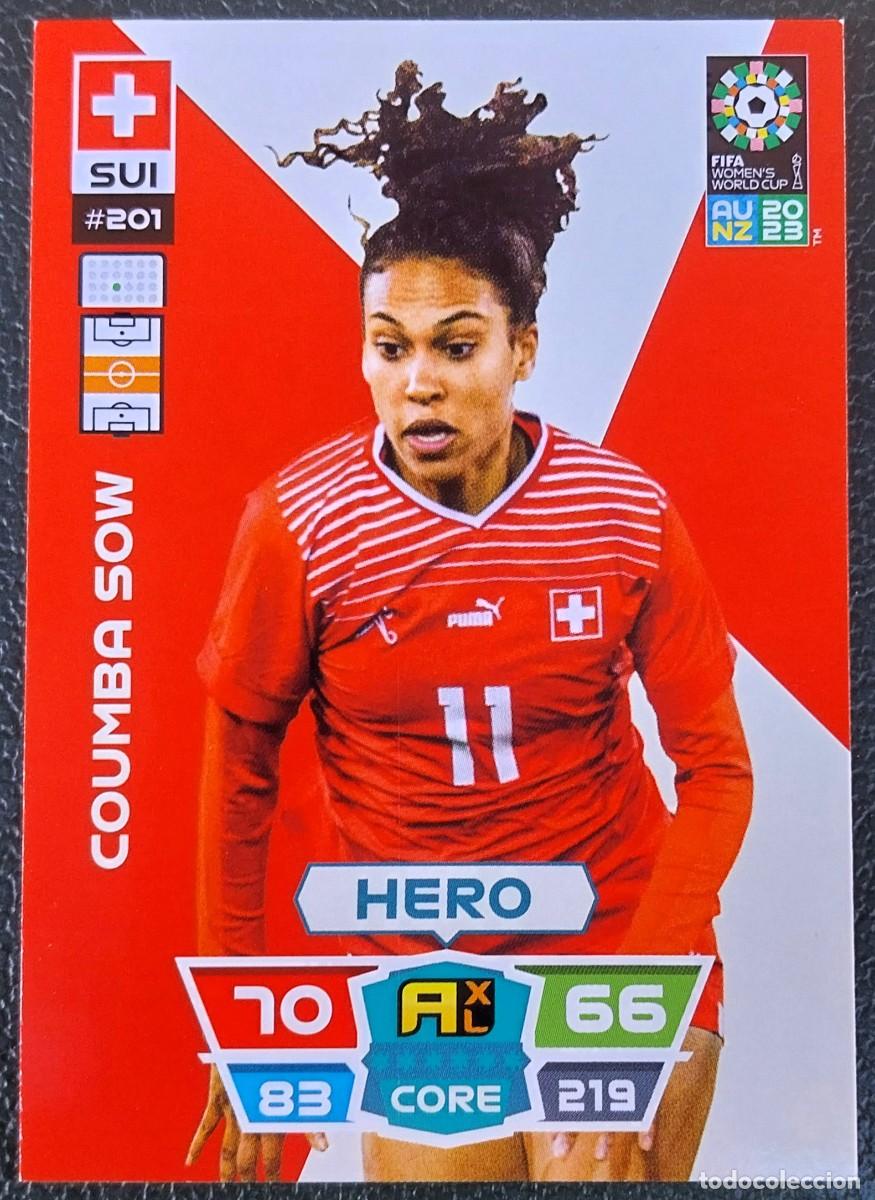 Cromos de Futebol: 201 COUMBA SOW SUIZA FICHAS ALBUM ADRENALYN FEMENINO MUNDIAL WOMEN'S WORLD AU NZ 2023