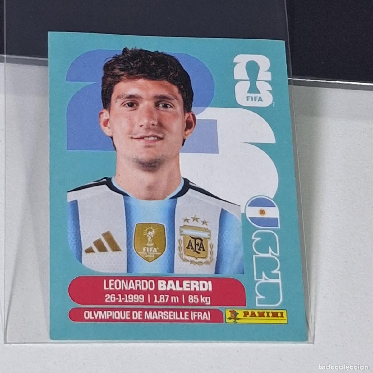 Cromos de Futebol: B60 ARG7 ARG 7 LEONARDO BALERDI MUNDIAL FIFA WORLD CUP 2026 STICKER PANINI