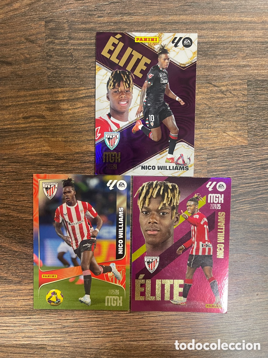 Cromos de Futebol: Nico Williams lote Athletic Bilbao