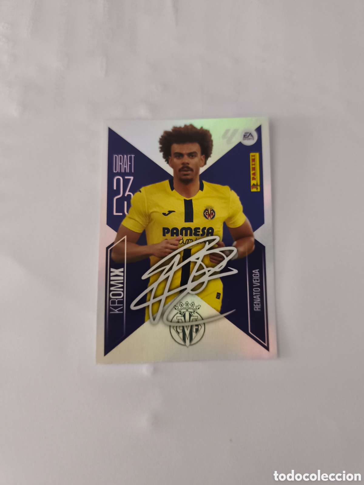 Cromos de Futebol: CROMO N&Uacute;MERO K20 RENATO VEIGA VILLARREAL DRAFT 23 KROMIX. LIGA ESTE 26/27. PANINI.