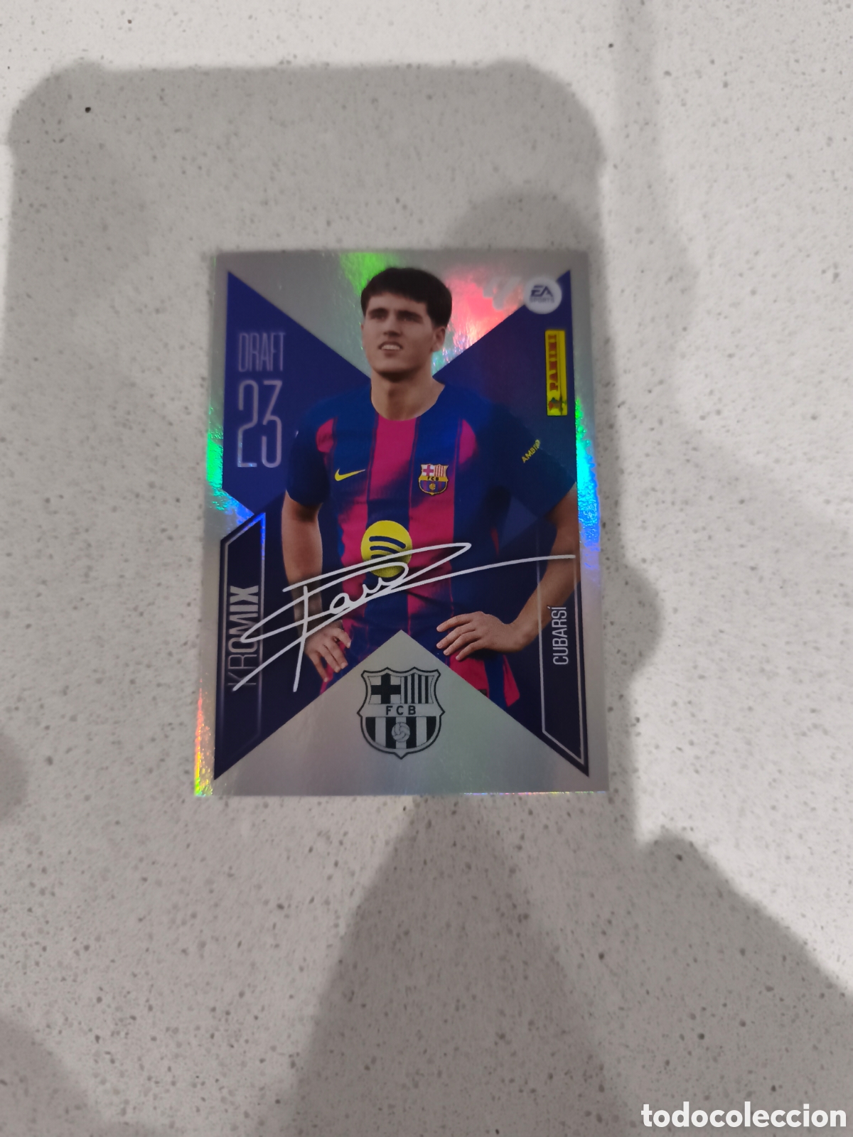 Cromos de Futebol: CROMO N&Uacute;MERO K6 CUBARS&Iacute; FC BARCELONA DRAFT 23 KROMIX. LIGA ESTE 26/27. PANINI.