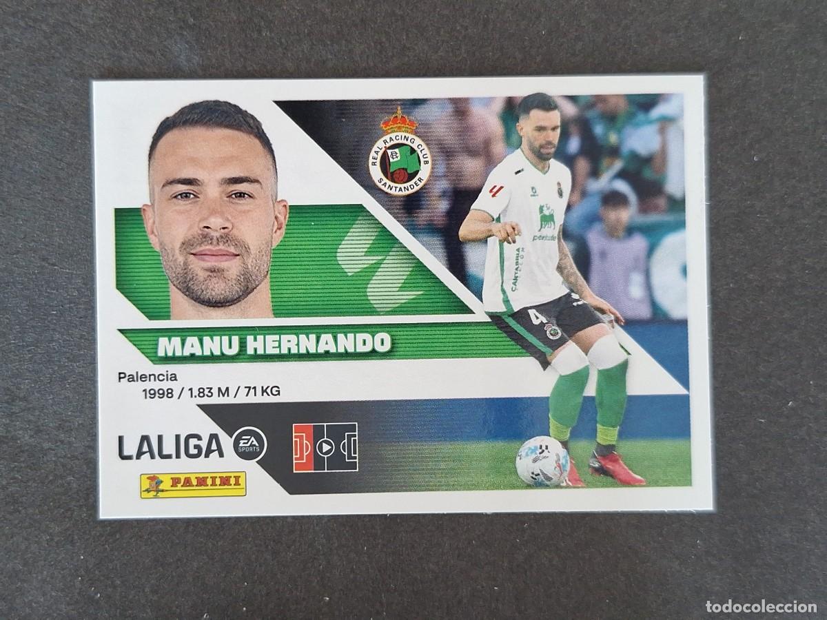 Cromos de Futebol: L1 MANU HERNANDO RACING DE SANTANDER LIGA ESTE 2026 2027 26 27 NUNCA PEGADO SIN PEGAR