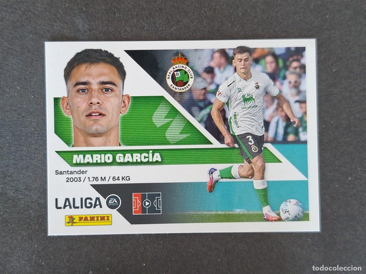 Cromos de Futebol: L1 MARIO GARCIA RACING DE SANTANDER LIGA ESTE 2026 2027 26 27 NUNCA PEGADO SIN PEGAR