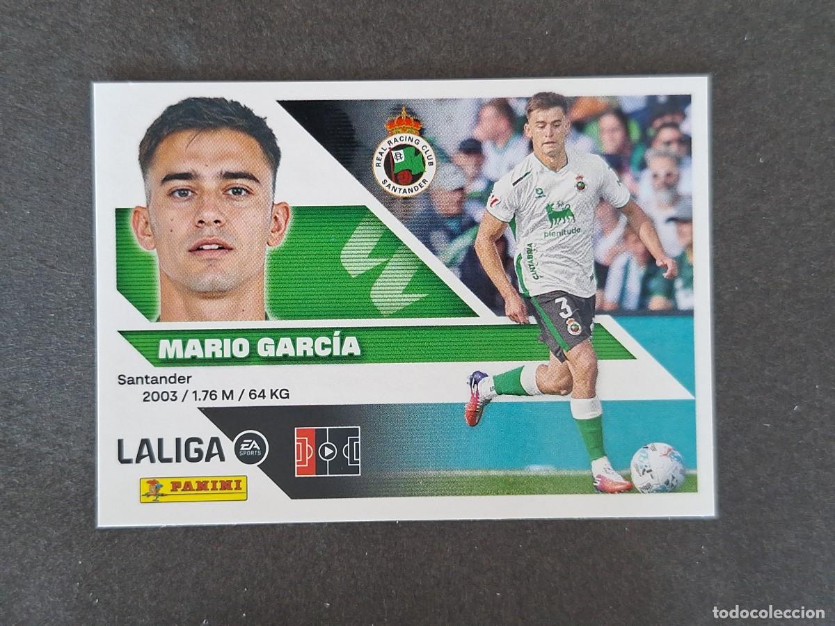 Football Stickers: L1 MARIO GARCIA RACING DE SANTANDER LIGA ESTE 2026 2027 26 27 NUNCA PEGADO SIN PEGAR