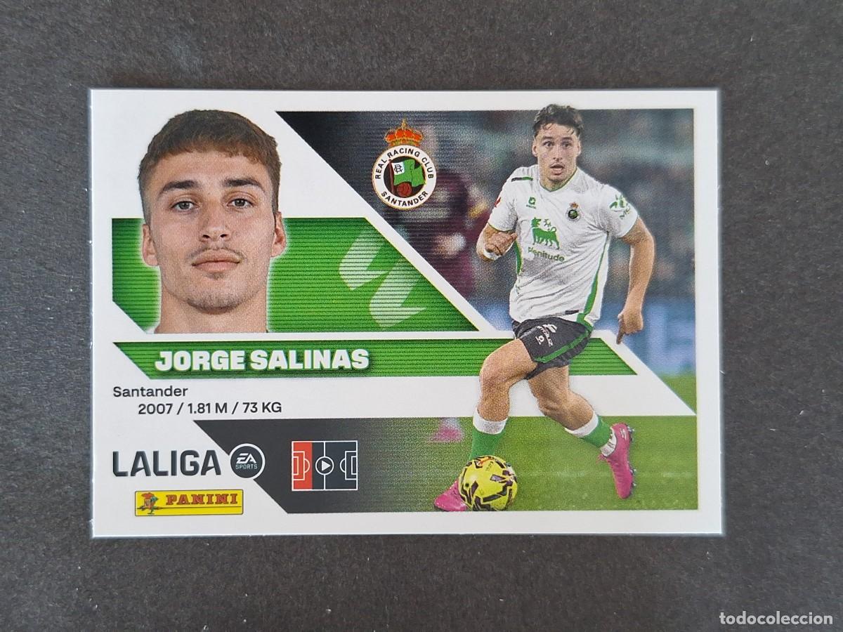 Football Stickers: L1 JORGE SALINAS RACING DE SANTANDER LIGA ESTE 2026 2027 26 27 NUNCA PEGADO SIN PEGAR