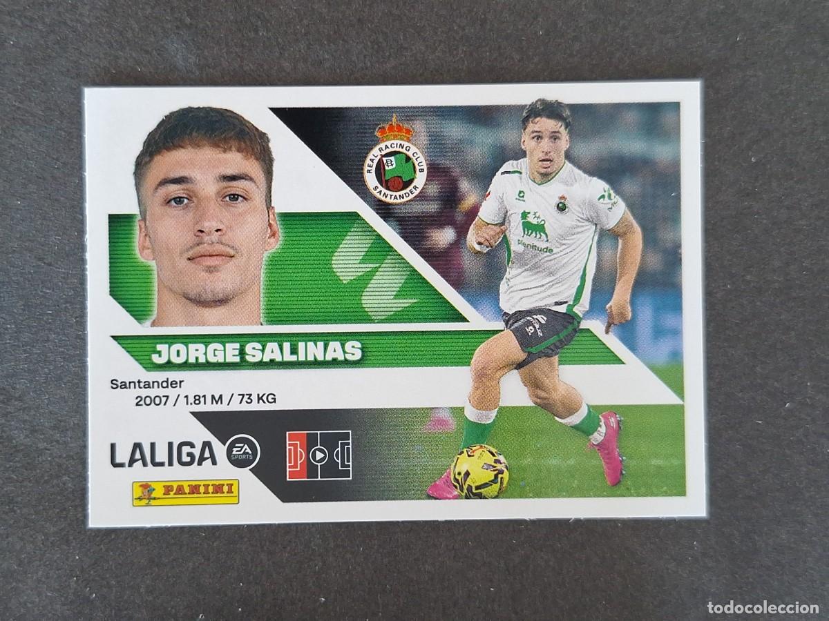 Football Stickers: L1 JORGE SALINAS RACING DE SANTANDER LIGA ESTE 2026 2027 26 27 NUNCA PEGADO SIN PEGAR