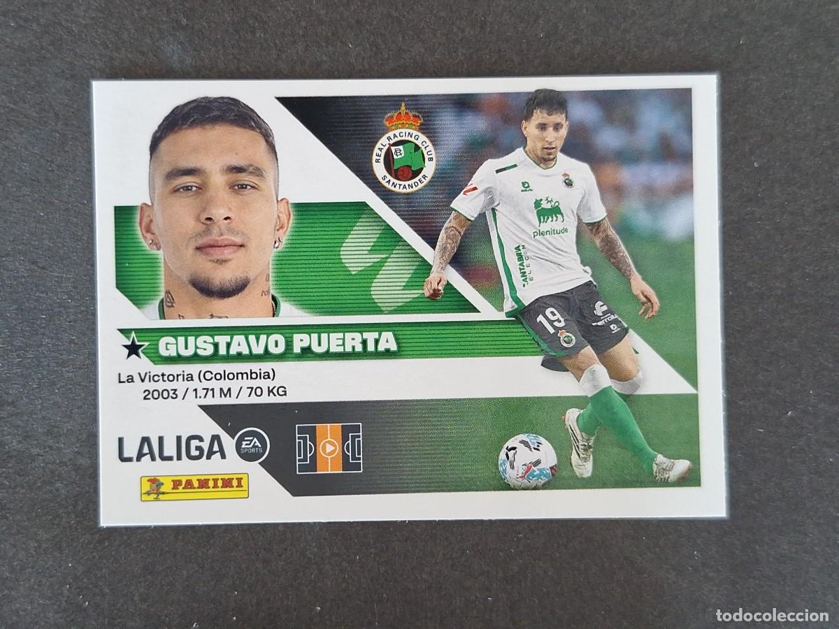 Cromos de Futebol: L1 GUSTAVO PUERTA RACING DE SANTANDER LIGA ESTE 2026 2027 26 27 NUNCA PEGADO SIN PEGAR