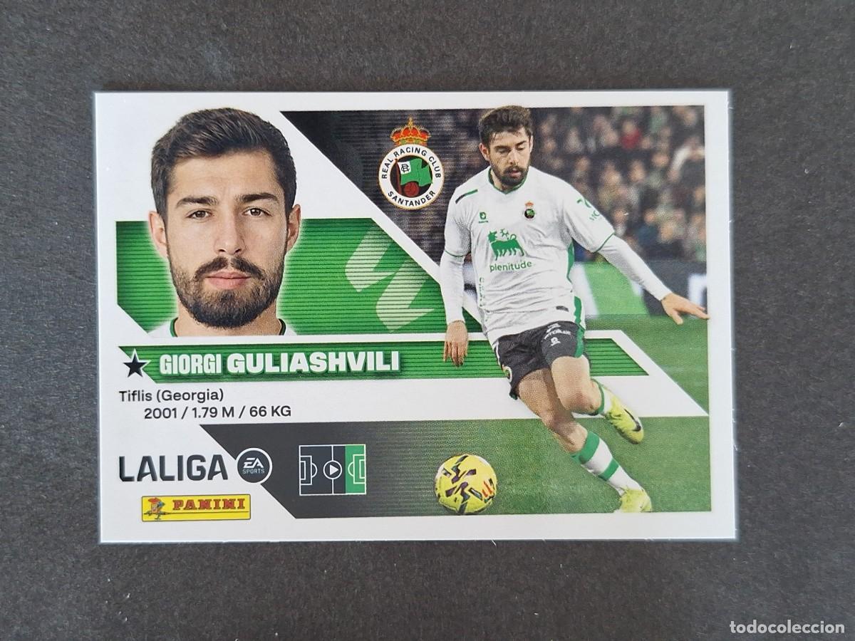 Cromos de Futebol: L1 GULIASHVILI RACING DE SANTANDER LIGA ESTE 2026 2027 26 27 NUNCA PEGADO SIN PEGAR