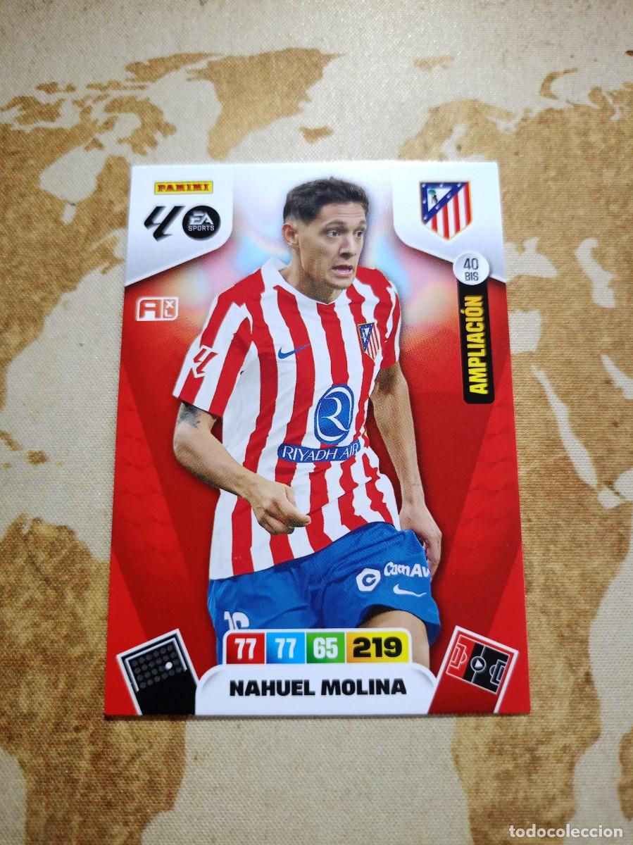 Cromos de f&uacute;tbol: Atl&eacute;tico de Madrid 40 bis NAHUEL MOLINA Adrenalyn 2025-26
