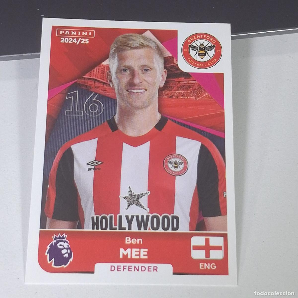 Cromos de f&uacute;tbol: B58 113 BEN MEE BRENTFORD STICKER PANINI PREMIER LEAGUE 24 25 2024 2025