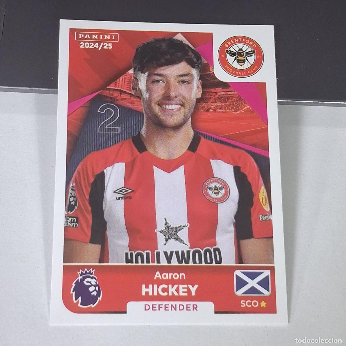 Cromos de f&uacute;tbol: B58 116 AARON HICKEY BRENTFORD STICKER PANINI PREMIER LEAGUE 24 25 2024 2025