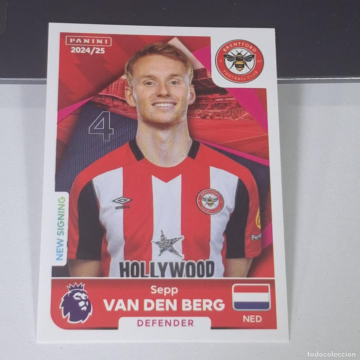 Cromos de f&uacute;tbol: B58 118 SEPP VAN DEN BERG BRENTFORD STICKER PANINI PREMIER LEAGUE 24 25 2024 2025