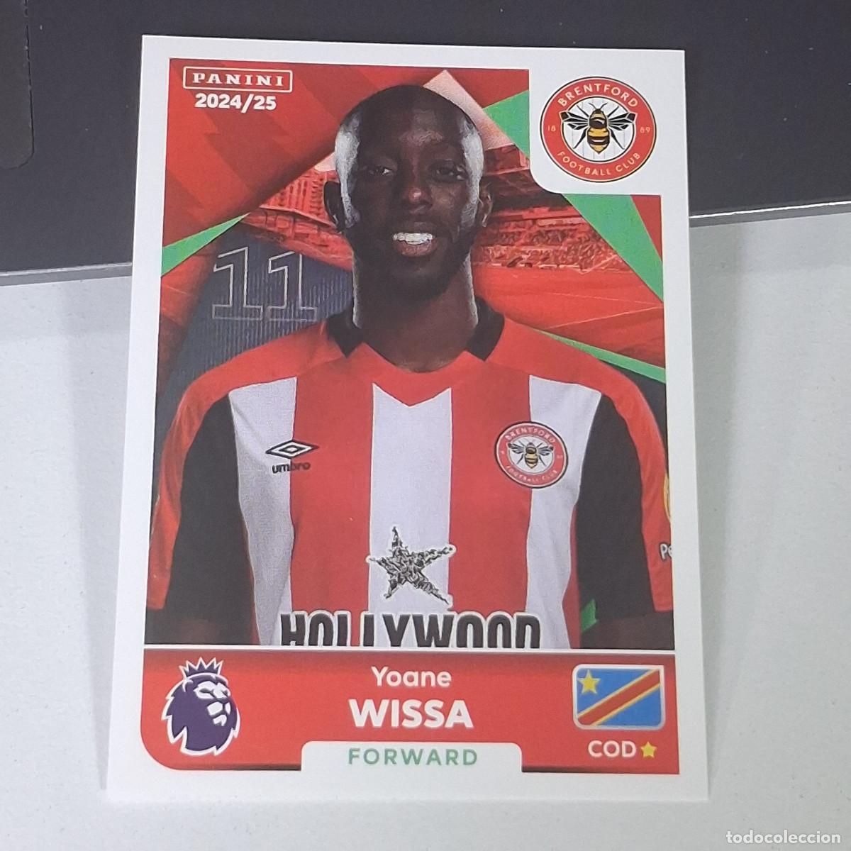 Figurine di Calcio: B58 129 YOANE WISSA BRENTFORD STICKER PANINI PREMIER LEAGUE 24 25 2024 2025