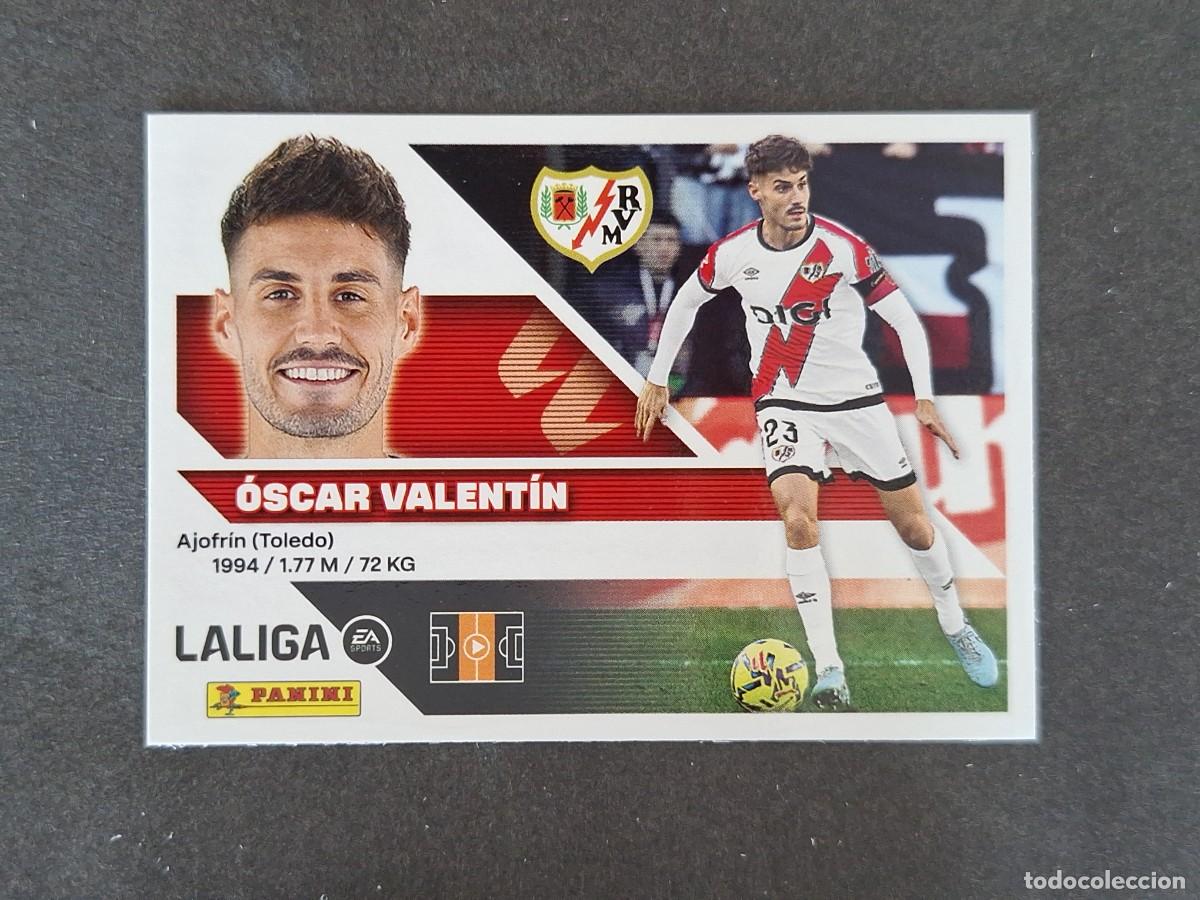 Cromos de f&uacute;tbol: L1 OSCAR VALENTIN RAYO VALLECANO LIGA ESTE 2026 2027 26 27 NUNCA PEGADO SIN PEGAR