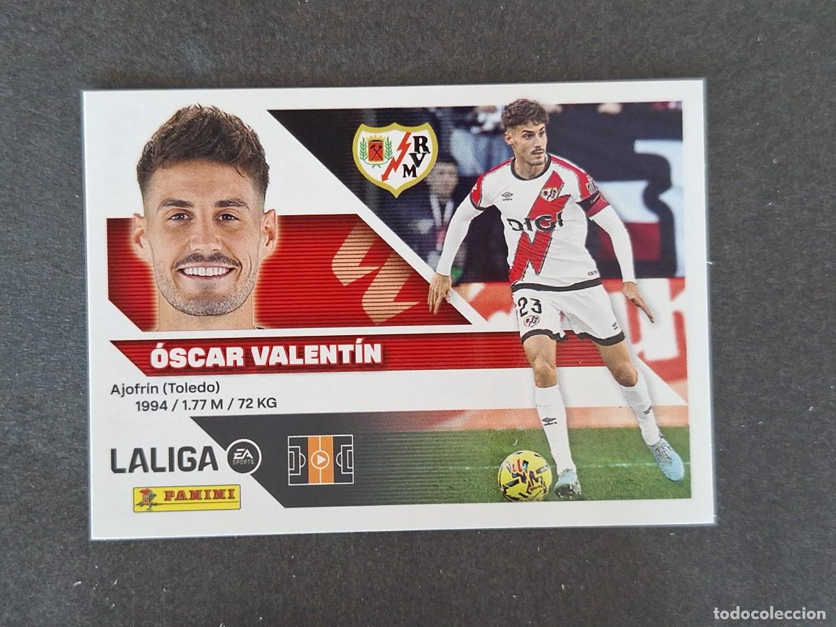 Cromos de f&uacute;tbol: L1 OSCAR VALENTIN RAYO VALLECANO LIGA ESTE 2026 2027 26 27 NUNCA PEGADO SIN PEGAR
