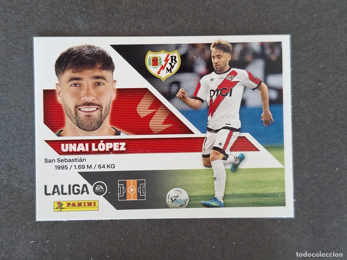 Cromos de f&uacute;tbol: L1 UNAI LOPEZ RAYO VALLECANO LIGA ESTE 2026 2027 26 27 NUNCA PEGADO SIN PEGAR