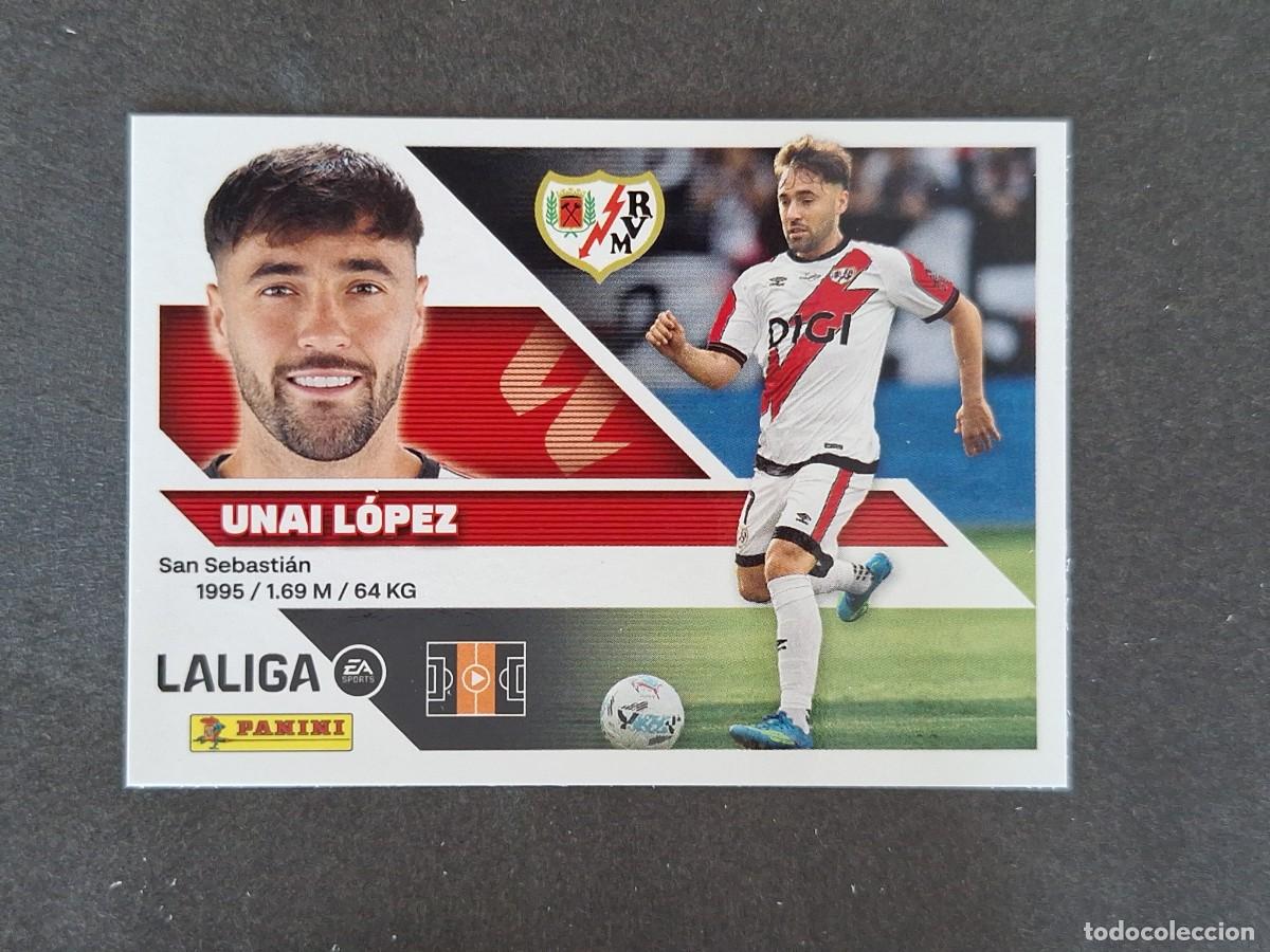 Cromos de f&uacute;tbol: L1 UNAI LOPEZ RAYO VALLECANO LIGA ESTE 2026 2027 26 27 NUNCA PEGADO SIN PEGAR