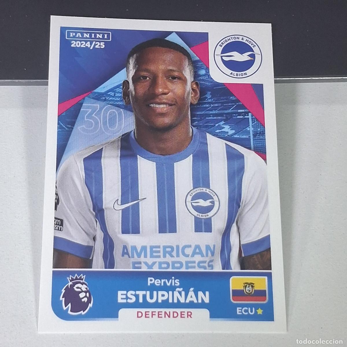 Cromos de f&uacute;tbol: B58 148 PERVIS ESTUPINAN BRIGHTON & HOVE ALBION STICKER PANINI PREMIER LEAGUE 24 25 2024 2025