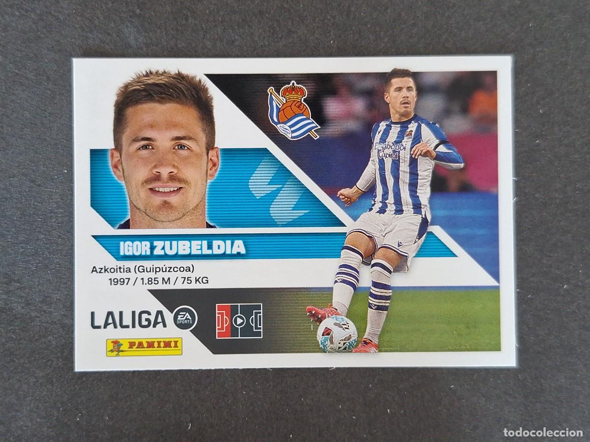 Cromos de f&uacute;tbol: L1 ZUBELDIA REAL SOCIEDAD LIGA ESTE 2026 2027 26 27 NUNCA PEGADO SIN PEGAR