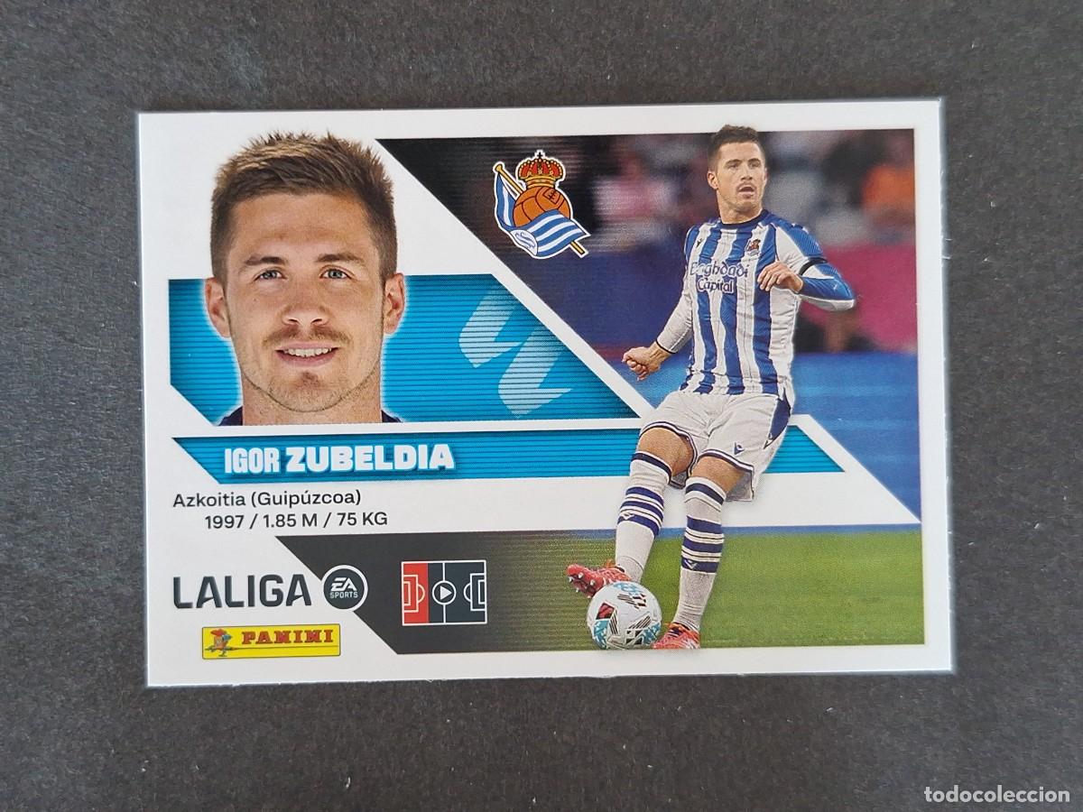 Cromos de f&uacute;tbol: L1 ZUBELDIA REAL SOCIEDAD LIGA ESTE 2026 2027 26 27 NUNCA PEGADO SIN PEGAR