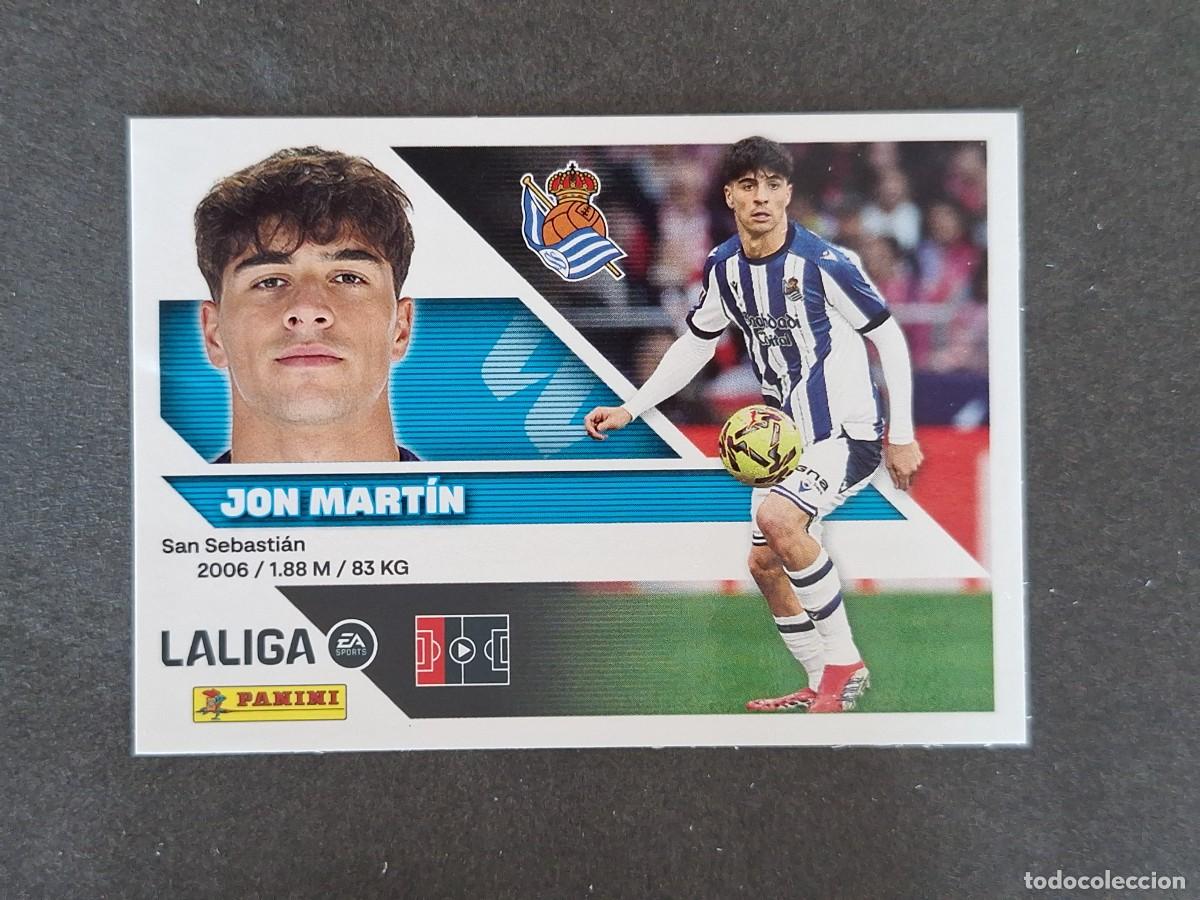 Cromos de f&uacute;tbol: L1 JON MARTIN REAL SOCIEDAD LIGA ESTE 2026 2027 26 27 NUNCA PEGADO SIN PEGAR