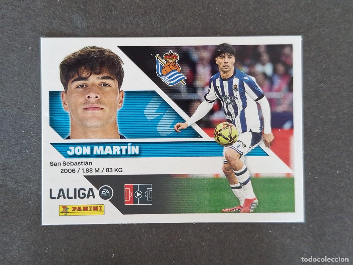 Cromos de f&uacute;tbol: L1 JON MARTIN REAL SOCIEDAD LIGA ESTE 2026 2027 26 27 NUNCA PEGADO SIN PEGAR