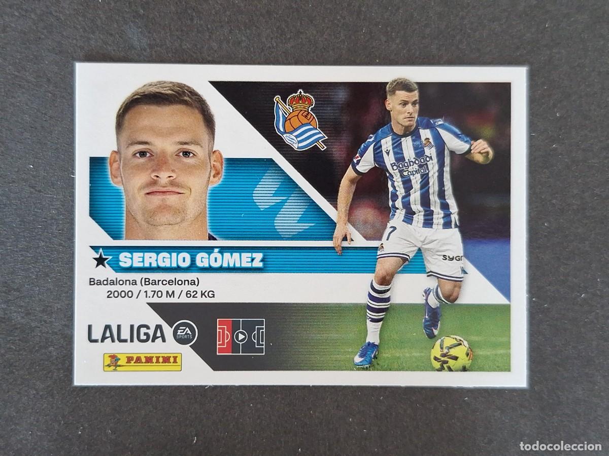 Cromos de f&uacute;tbol: L1 SERGIO GOMEZ REAL SOCIEDAD LIGA ESTE 2026 2027 26 27 NUNCA PEGADO SIN PEGAR