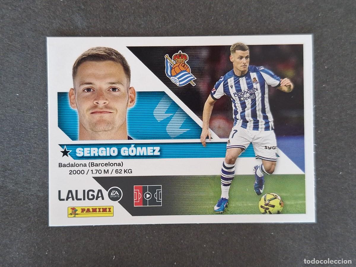 Cromos de f&uacute;tbol: L1 SERGIO GOMEZ REAL SOCIEDAD LIGA ESTE 2026 2027 26 27 NUNCA PEGADO SIN PEGAR