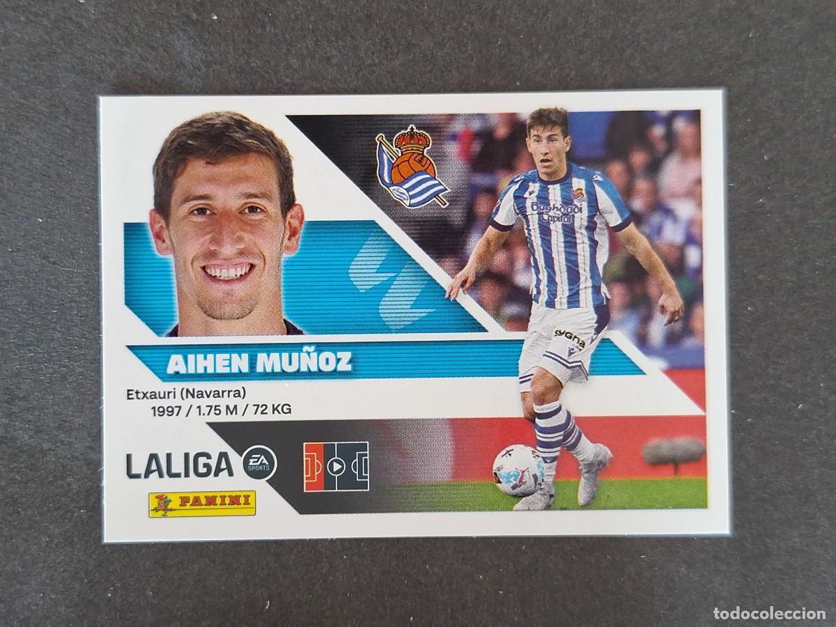 Cartes &agrave; collectionner de Football: L1 AIHEN MU&Ntilde;OZ REAL SOCIEDAD LIGA ESTE 2026 2027 26 27 NUNCA PEGADO SIN PEGAR