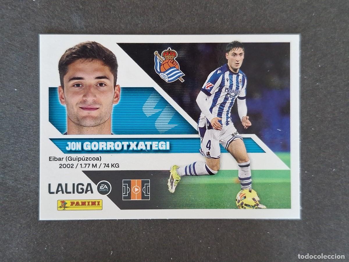 Cromos de f&uacute;tbol: L1 GORROTXATEGI REAL SOCIEDAD LIGA ESTE 2026 2027 26 27 NUNCA PEGADO SIN PEGAR