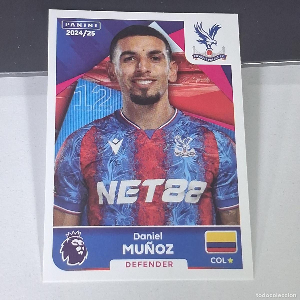 Cromos de f&uacute;tbol: B58 200 DANIEL MUNOZ CRYSTAL PALACE STICKER PANINI PREMIER LEAGUE 24 25 2024 2025