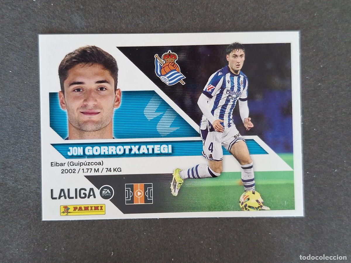 Cromos de f&uacute;tbol: L1 GORROTXATEGI REAL SOCIEDAD LIGA ESTE 2026 2027 26 27 NUNCA PEGADO SIN PEGAR
