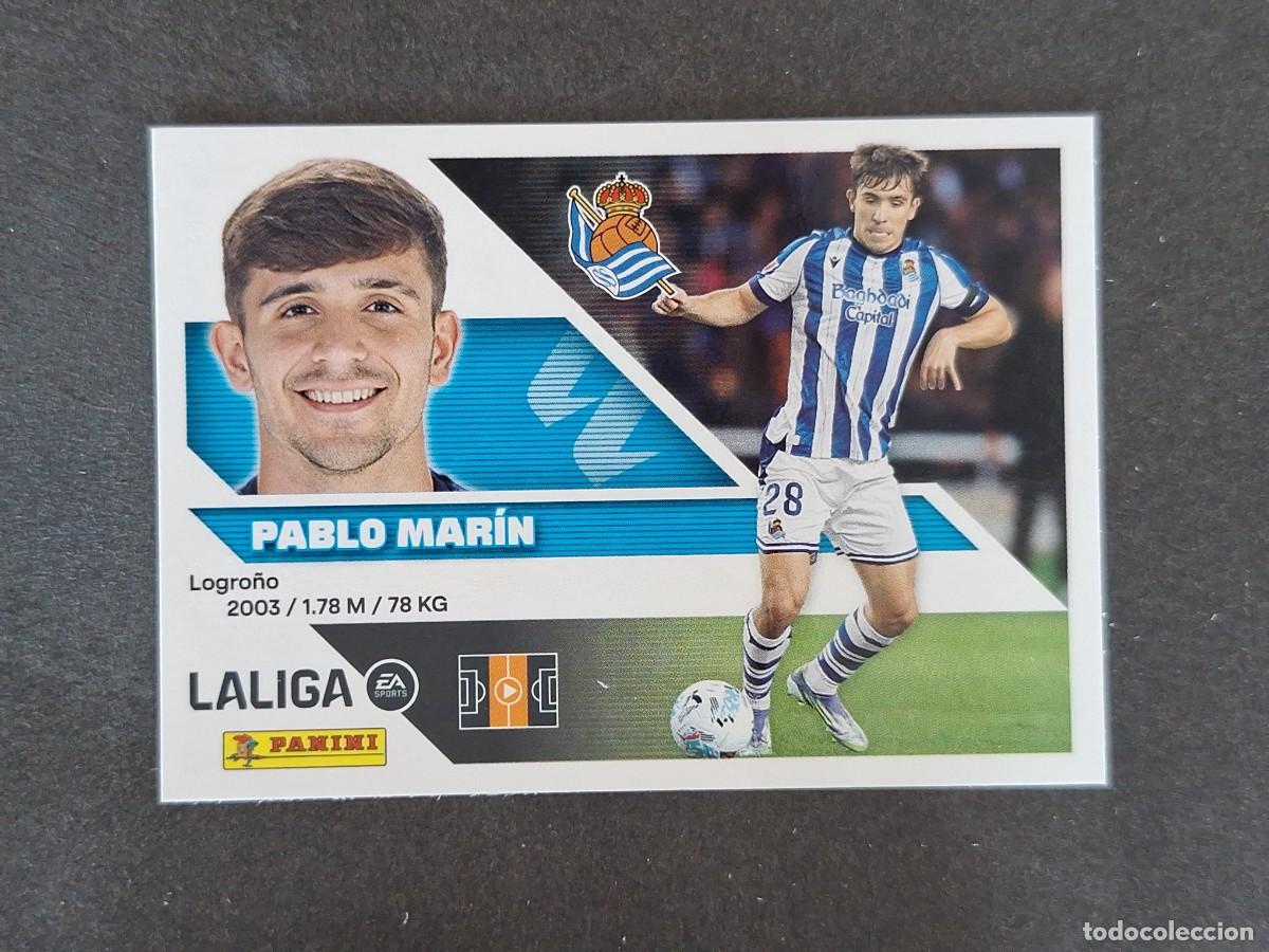 Cromos de f&uacute;tbol: L1 PABLO MARIN REAL SOCIEDAD LIGA ESTE 2026 2027 26 27 NUNCA PEGADO SIN PEGAR
