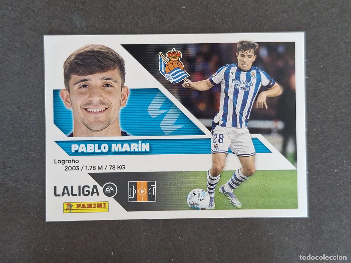 Cromos de f&uacute;tbol: L1 PABLO MARIN REAL SOCIEDAD LIGA ESTE 2026 2027 26 27 NUNCA PEGADO SIN PEGAR