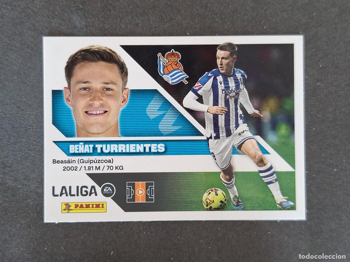 Cromos de f&uacute;tbol: L1 TURRIENTES REAL SOCIEDAD LIGA ESTE 2026 2027 26 27 NUNCA PEGADO SIN PEGAR