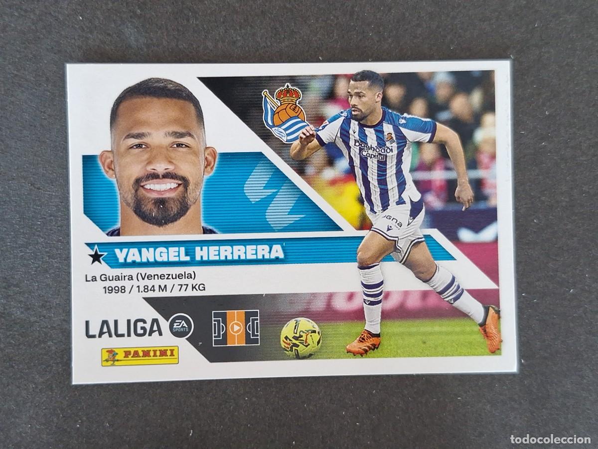Cromos de f&uacute;tbol: L1 YANGEL HERRERA REAL SOCIEDAD LIGA ESTE 2026 2027 26 27 NUNCA PEGADO SIN PEGAR